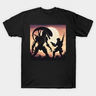 XenoMorphed Soldier Standoff T-Shirt